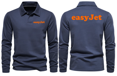 EASY JET LONG SLEEVE POLO